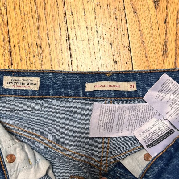 Levi's ribcage straight jean 27 x 29 - Picture 3 of 7